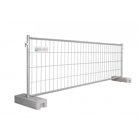 Bauzaun 1,12 m, Haken & Öse