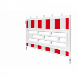 Set of  5 Barrier Fence/Fall protection Fence inkl. Foot Plate Type K1