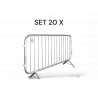 Juego de 15 barreras de seguridad - Mannheimer Gitter Economy 2,30 m - 10 kg - galvanizadas