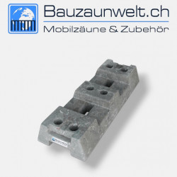 Base de valla de construcción PE 16 kg - producida de forma sostenible con PE reciclado