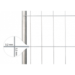 BAUZAUNWELT 14 kg Bauzaun EUTOP Exklusiv Draht 3,2 x 3,2 mm