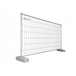 Bauzaun 15 kg Profi Business Rohr in Rohr - handgeschweißt - feuerverzinkt