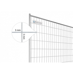 Bauzaun 15 kg Profi Business Rohr in Rohr - handgeschweißt - feuerverzinkt